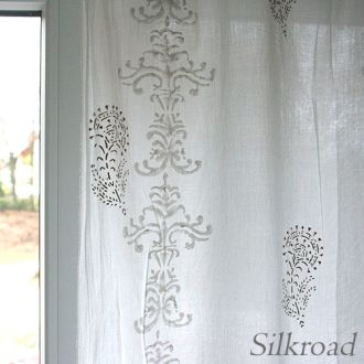 Schlaufenvorhänge • • SILKROAD-2000 Polyester und Baumwolle